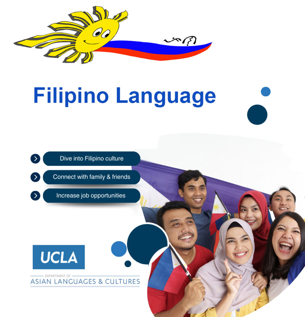 banner of filipino language programs at UCLA